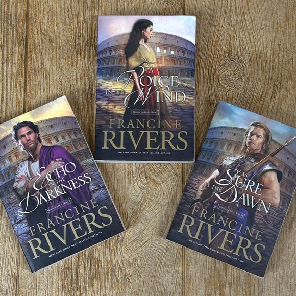 Mark of the Lion Series by Francine Rivers Book Set of 3 Paperback Christina Fic - Picture 1 of 11